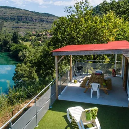 Campingplads Mobil-home Confortable Avec Terrasse Pour 5 Personnes - Api-1-52-916 *