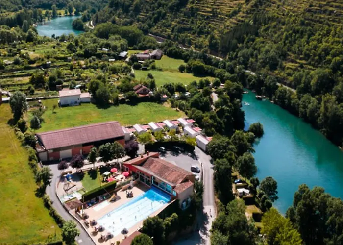 Mobil-home Confortable Avec Terrasse Pour 5 Personnes - Api-1-52-916 Kemping Saint-Rome-de-Tarn